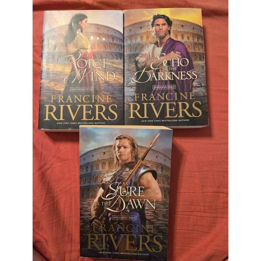 Francine Rivers Mark of the Lion Trilogy 3 Book Set Christian Historical Fiction